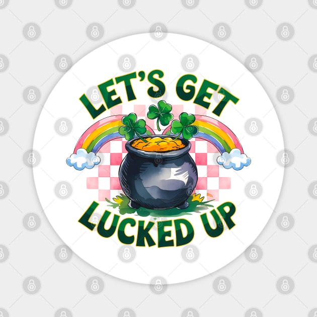 Lucky Vibes: Celebrate St. Patrick’s Day in Style Magnet by Steve